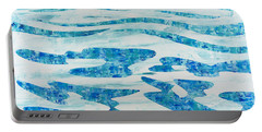 Caribbean Blue Portable Battery Charger