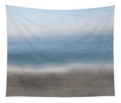 Calm Coast 2-  Art By Linda Woods Tapestry