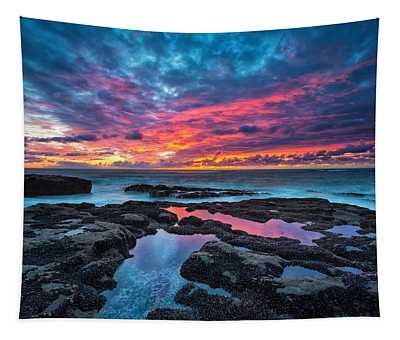 Serene Sunset Tapestry