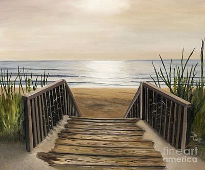 The Beach Art Print