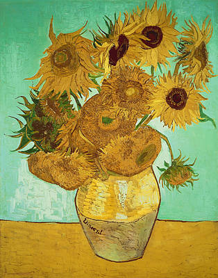 Sunflowers By Van Gogh Art Print