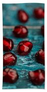 Pomegranate Beach Towel by Nailia Schwarz